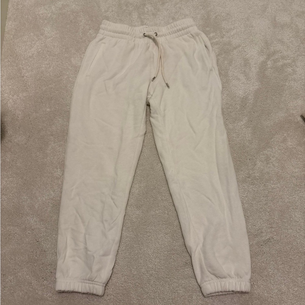 Cream Jogger Pants